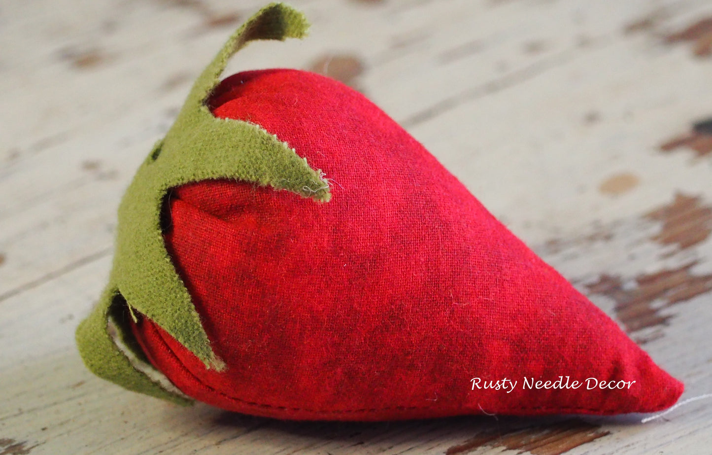 Handmade Fabric Strawberry