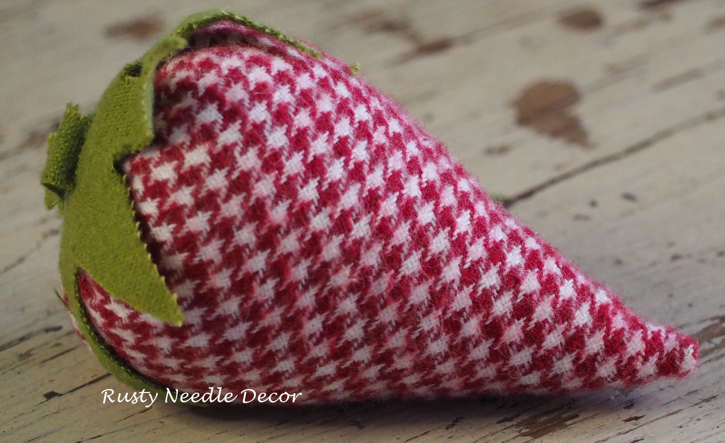 Handmade Fabric Strawberry