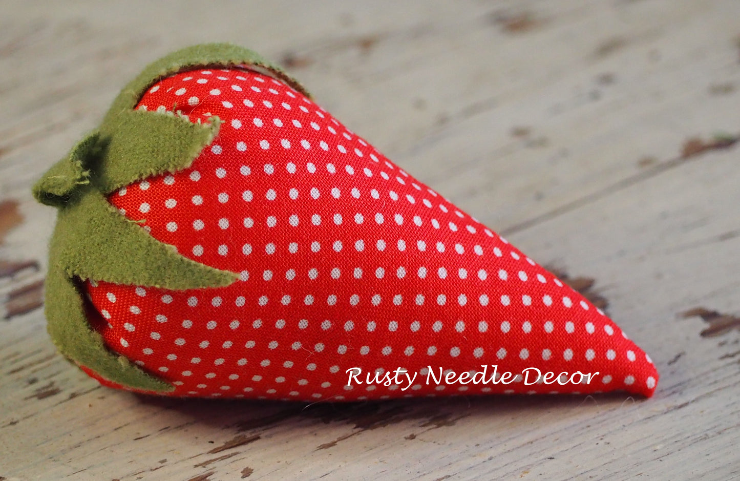 Handmade Fabric Strawberry