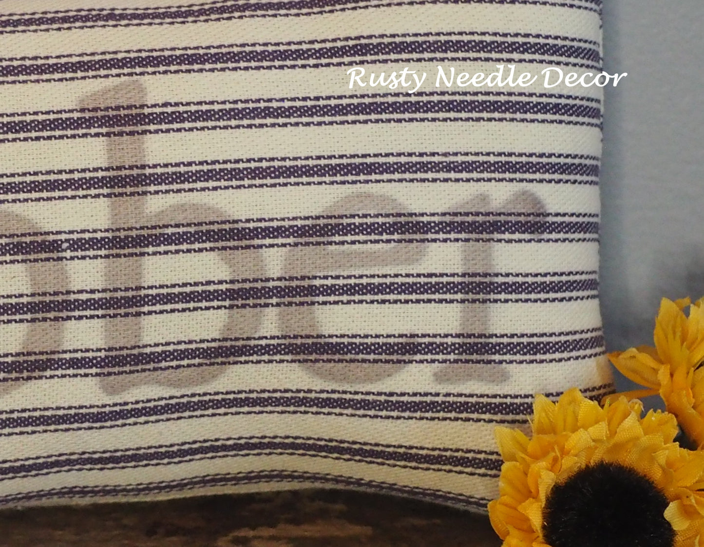 October Stuffed Pillow