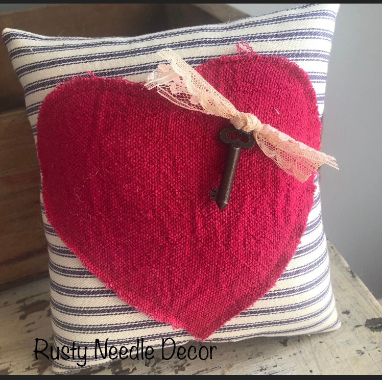 Key To My Heart Pillow