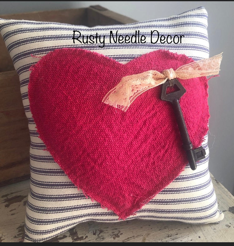 Key To My Heart Pillow