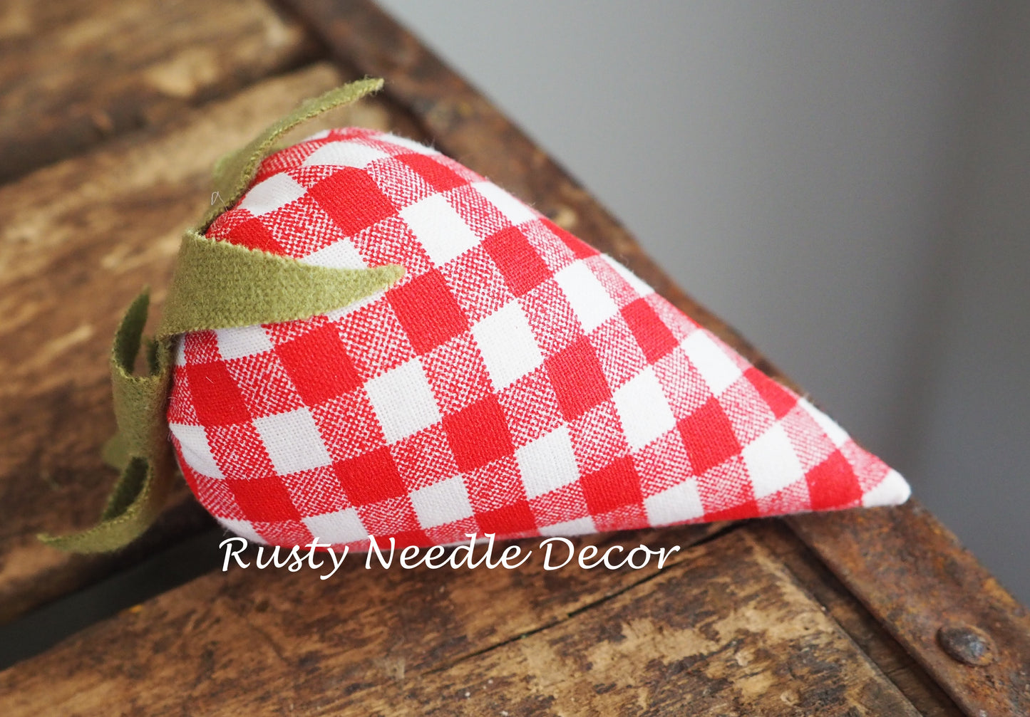 Handmade Fabric Strawberry