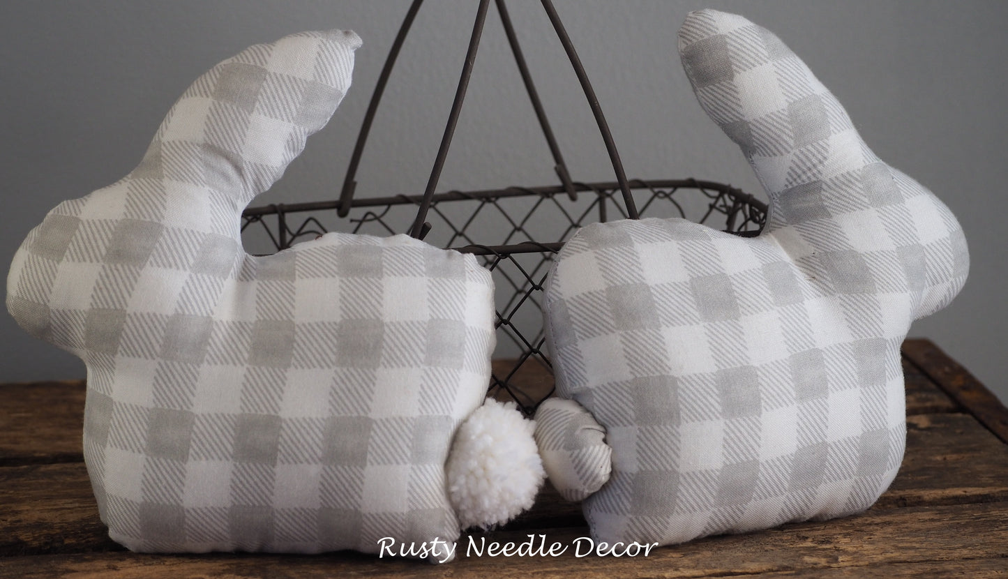 Small Stuffed Easter Bunny Rabbit Handmade