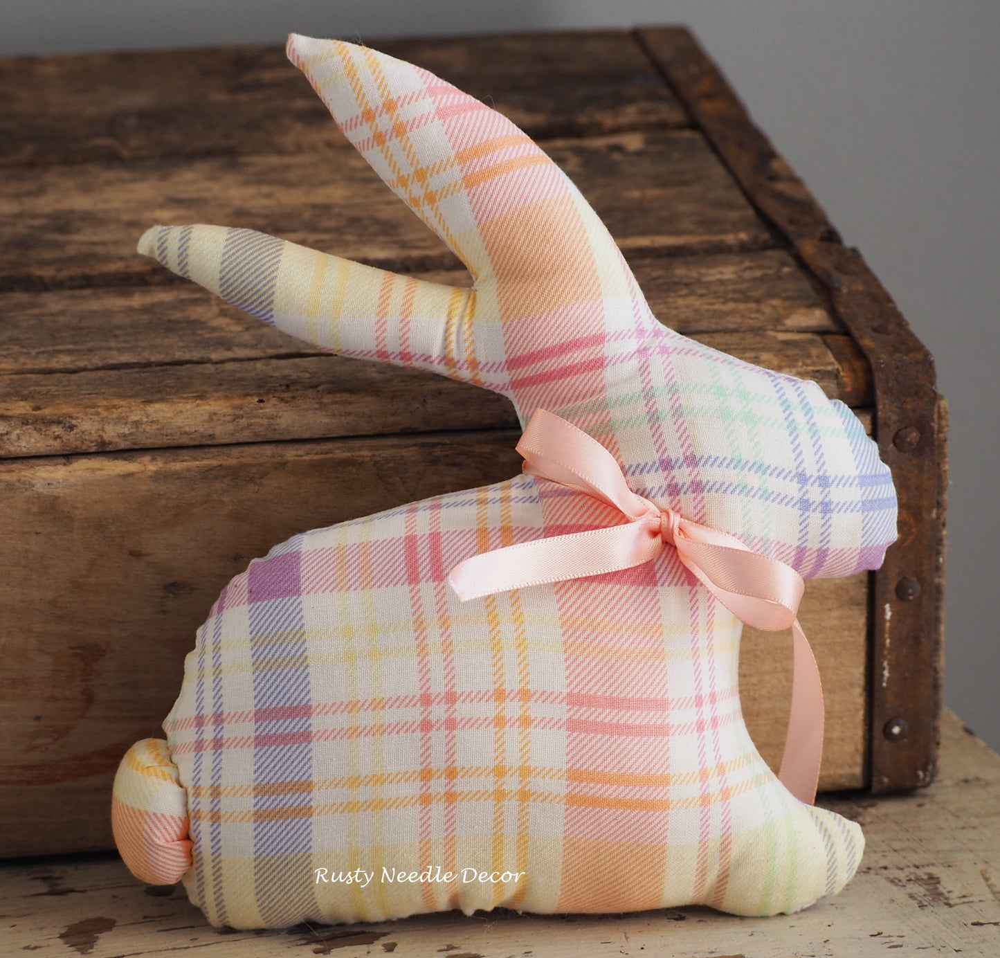 Hand Made Stuffed Easter Bunny Rabbit