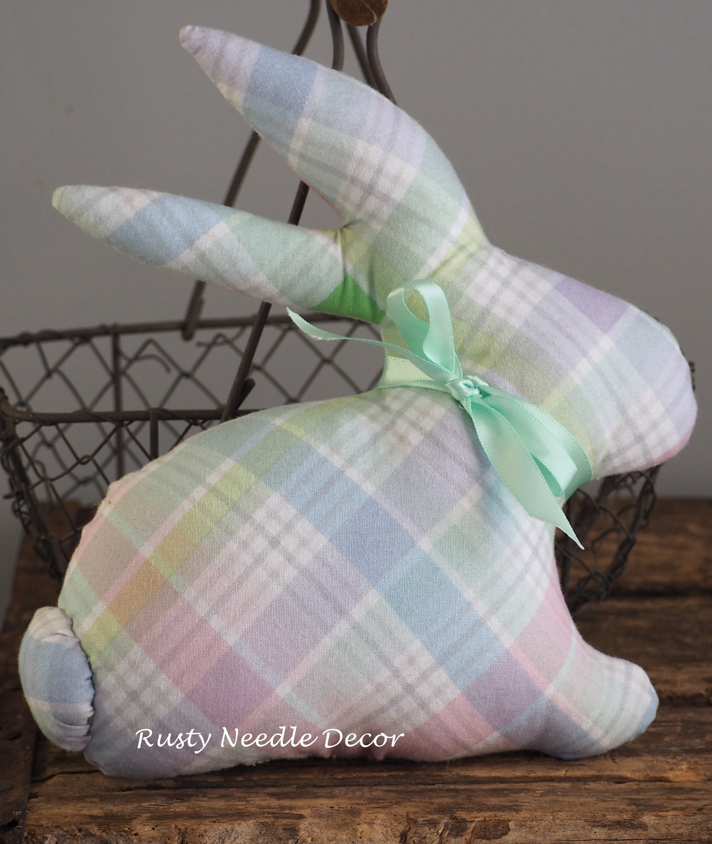 Hand Made Stuffed Easter Bunny Rabbit