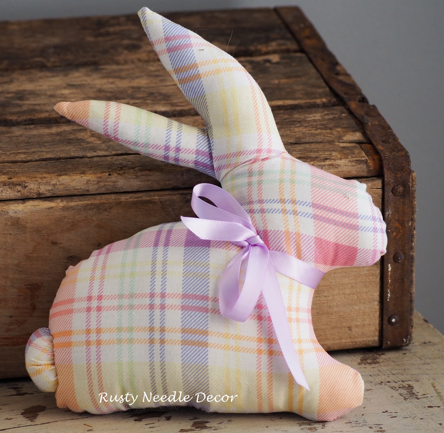 Hand Made Stuffed Easter Bunny Rabbit