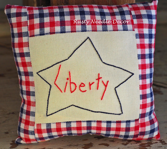 Liberty Star Pillow