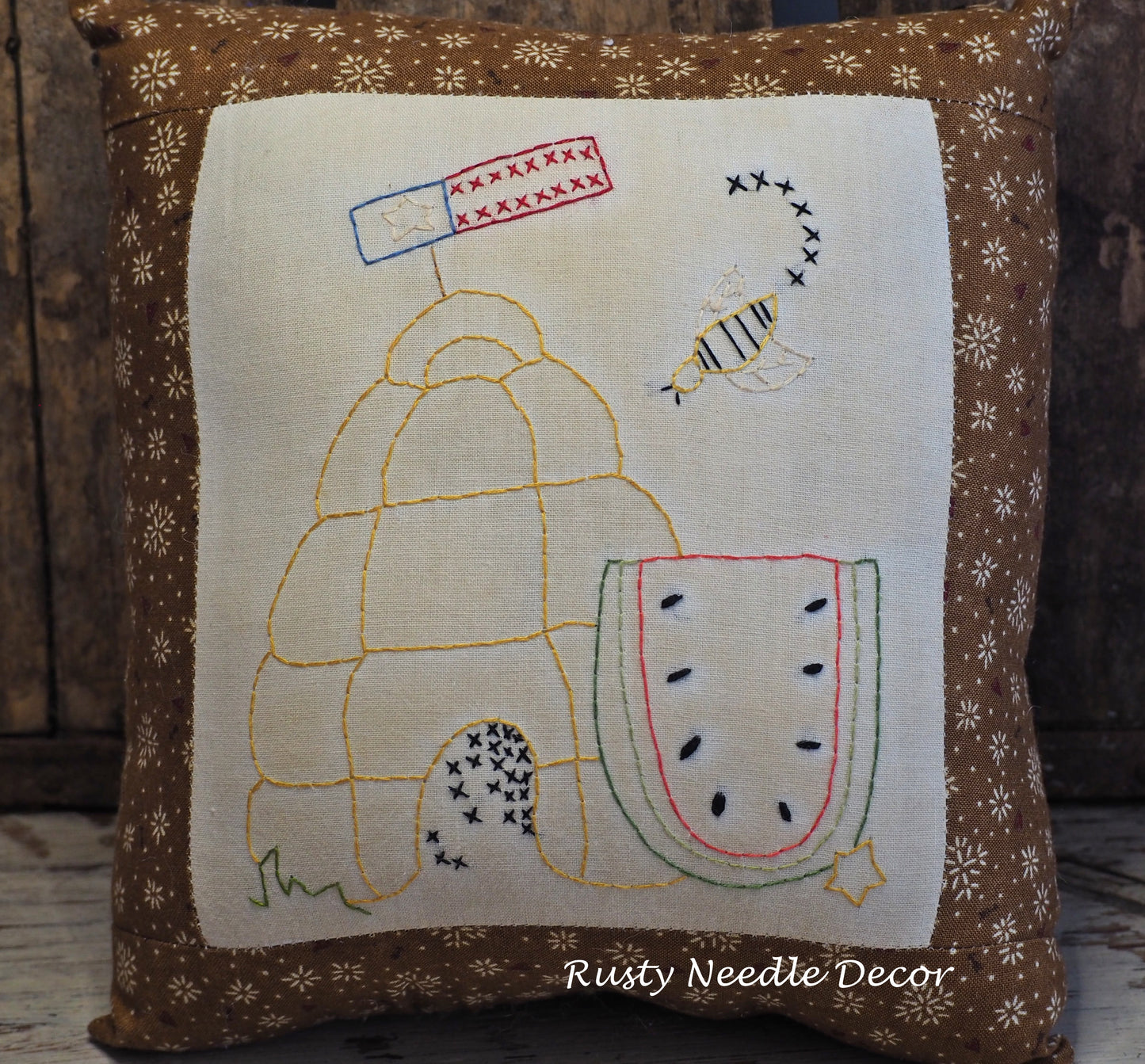 Bee Skep Pillow