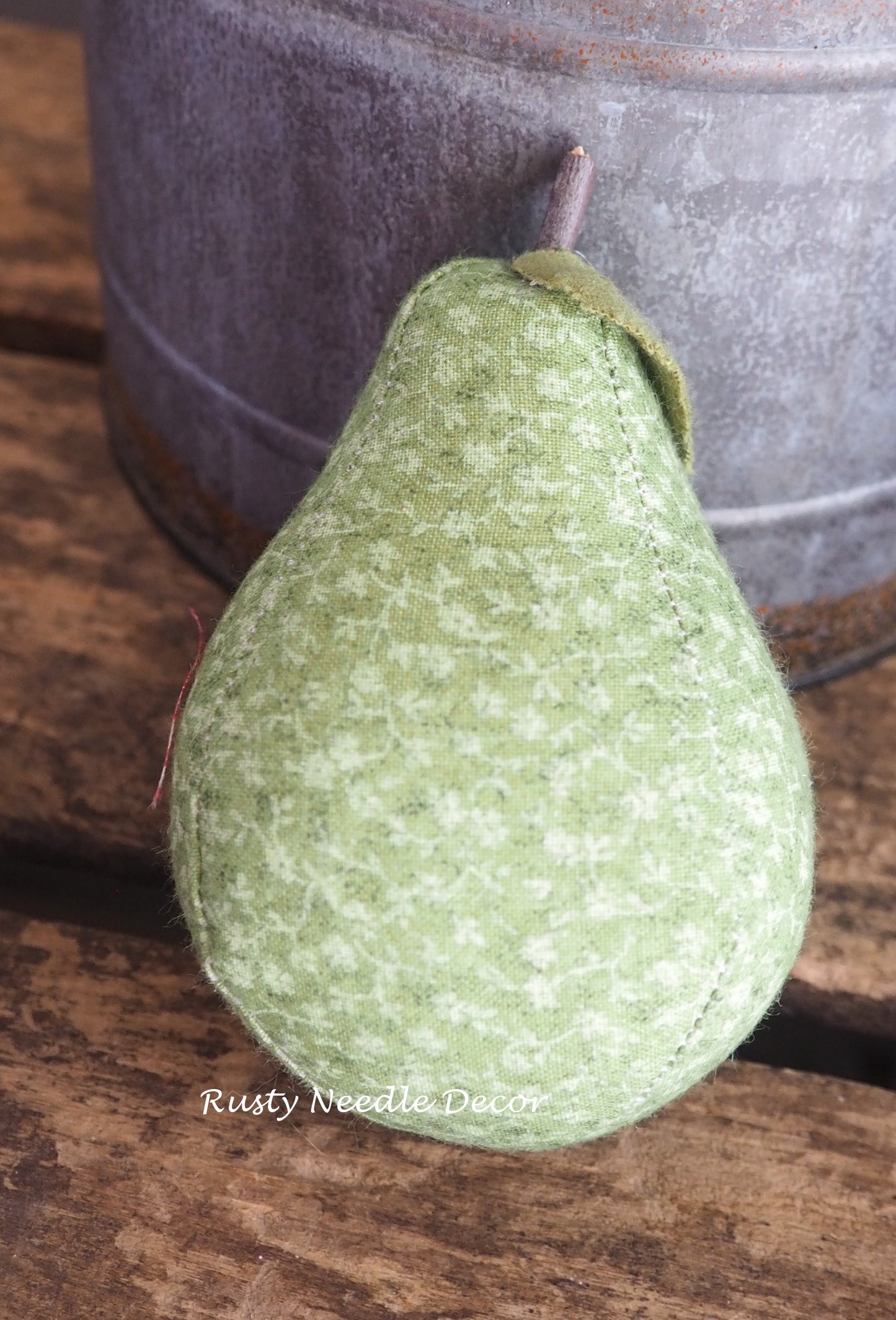 Handmade Fabric Pear