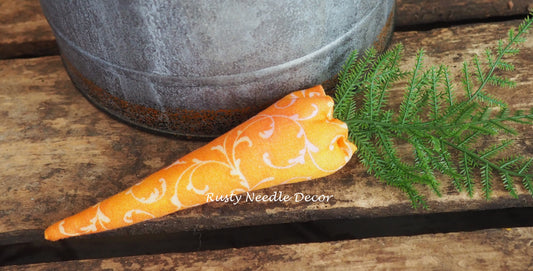 Handmade Fabric Carrot