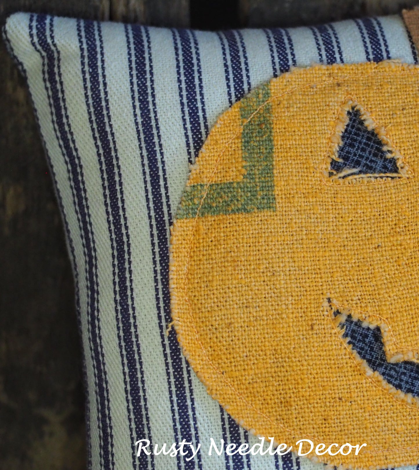 Stuffed Jack  O'Lantern  Pillow