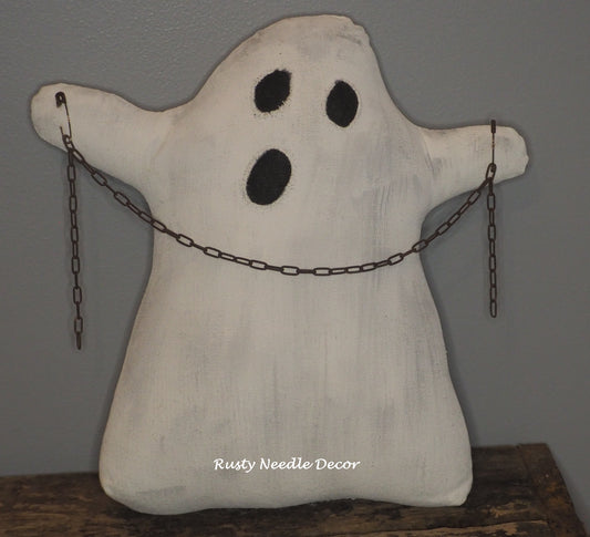 Hand Made Stuffed Halloween Ghost