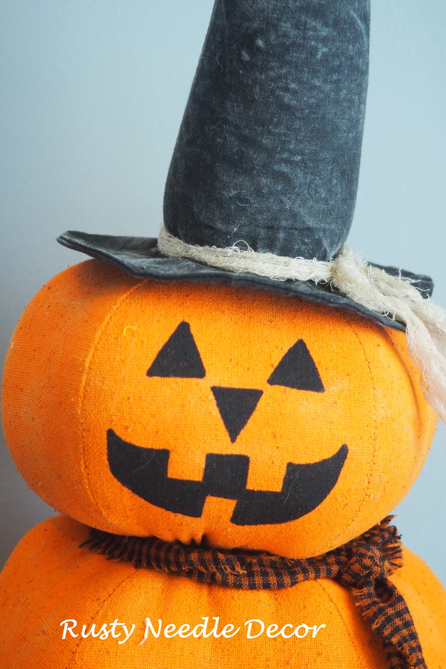 Handmade Jack O Lantern Shelf Sitter