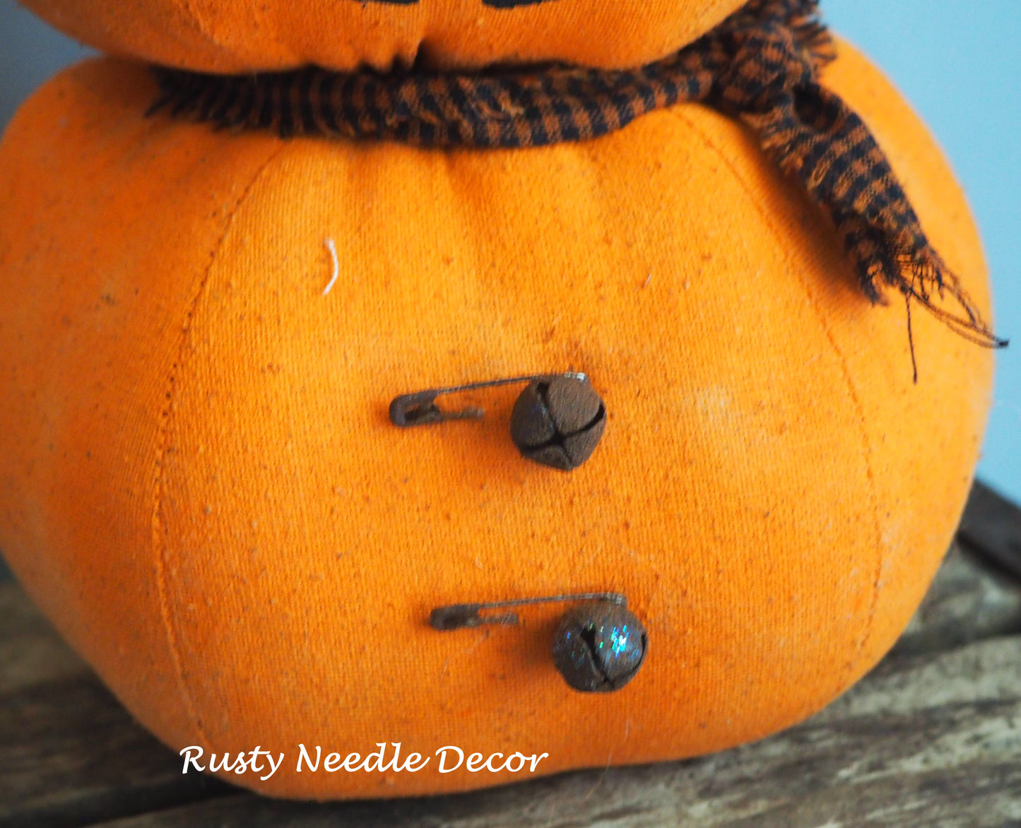 Handmade Jack O Lantern Shelf Sitter