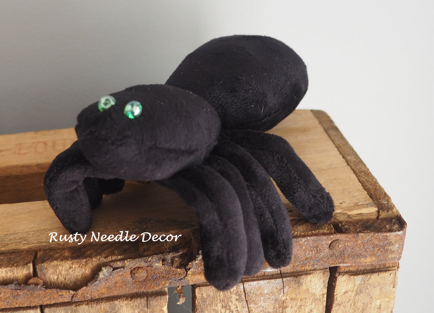 Handmade Fuzzy Stuffed Spider