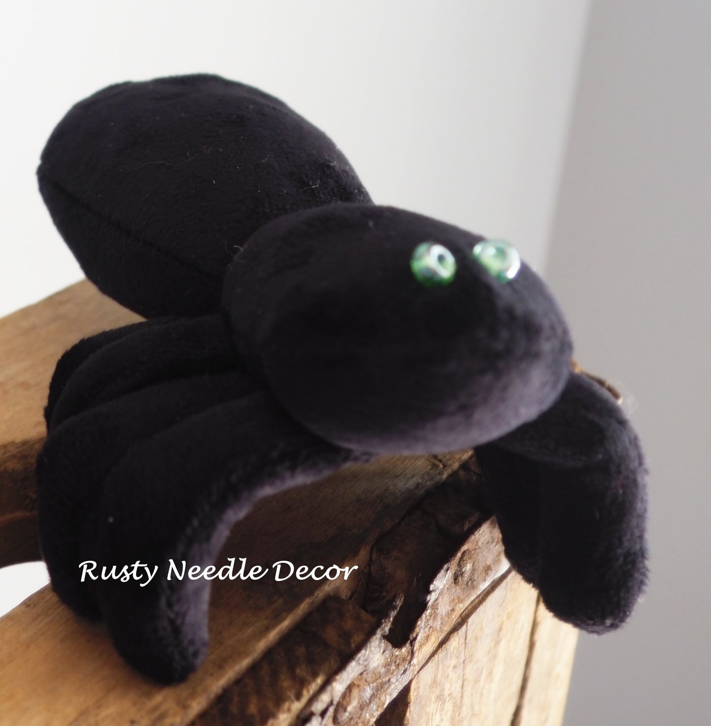 Handmade Fuzzy Stuffed Spider