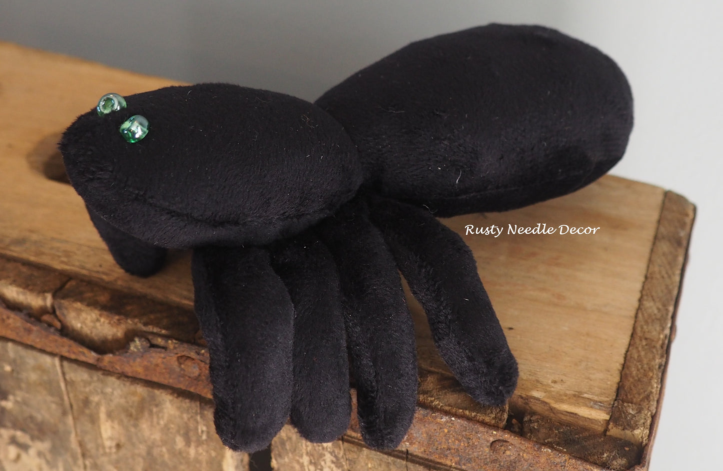 Handmade Fuzzy Stuffed Spider