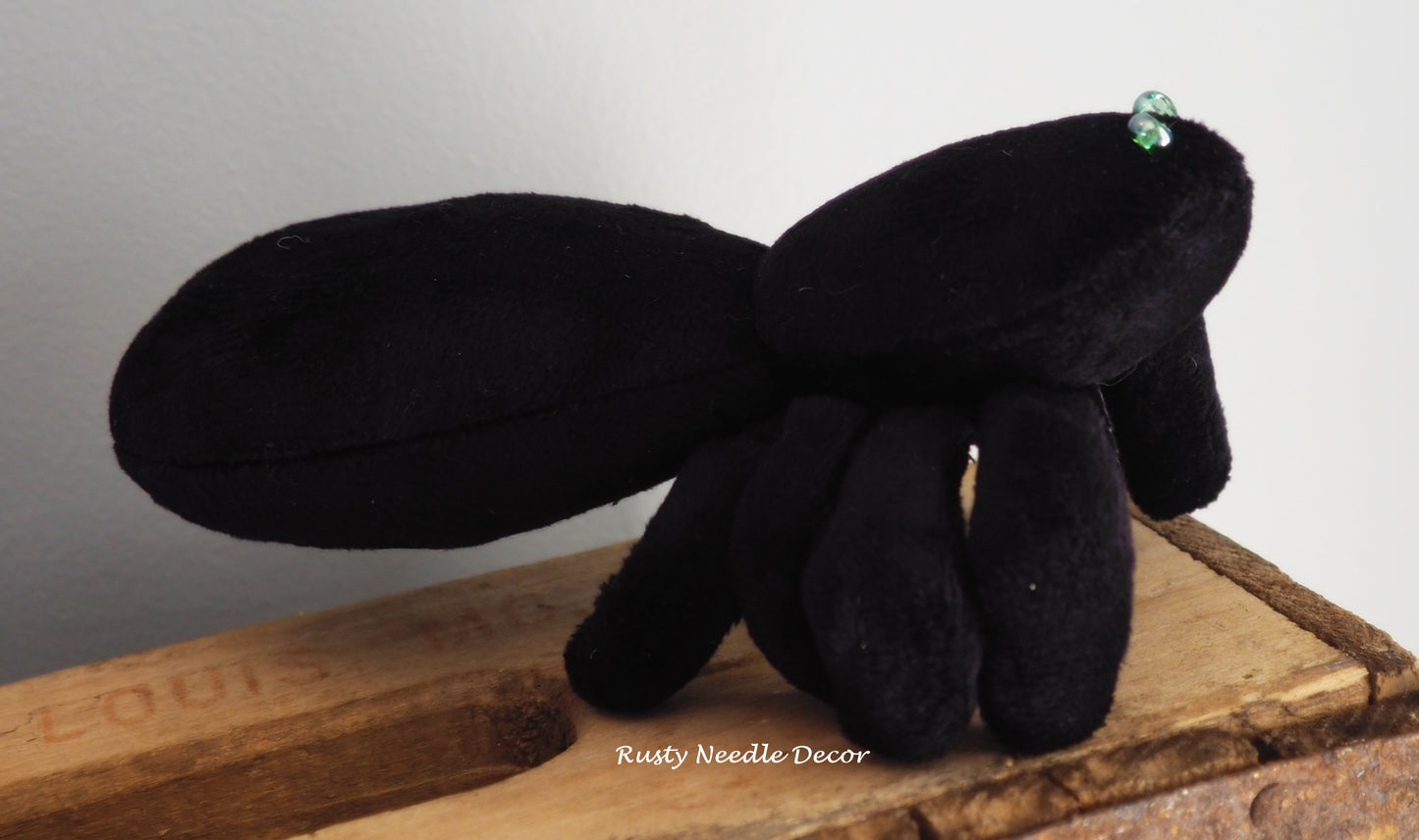 Handmade Fuzzy Stuffed Spider